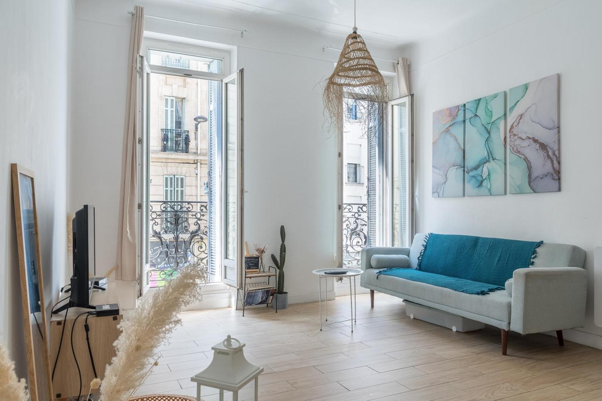 Charmant T2 Haussmanien Centre Ville Marseille Eksteriør bilde